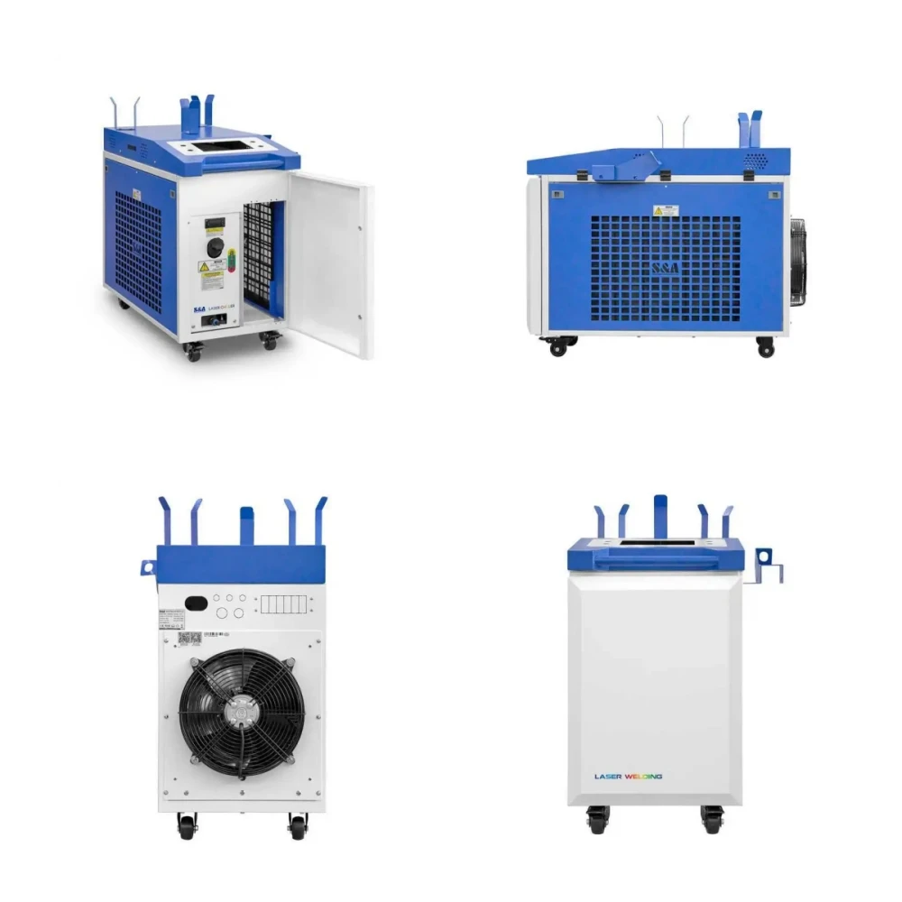 RECI 1500W 4 in 1 Multifunctional Laser Welding Machine with Handheld Raytools Welding Gun Automatic Wire Feeder 2