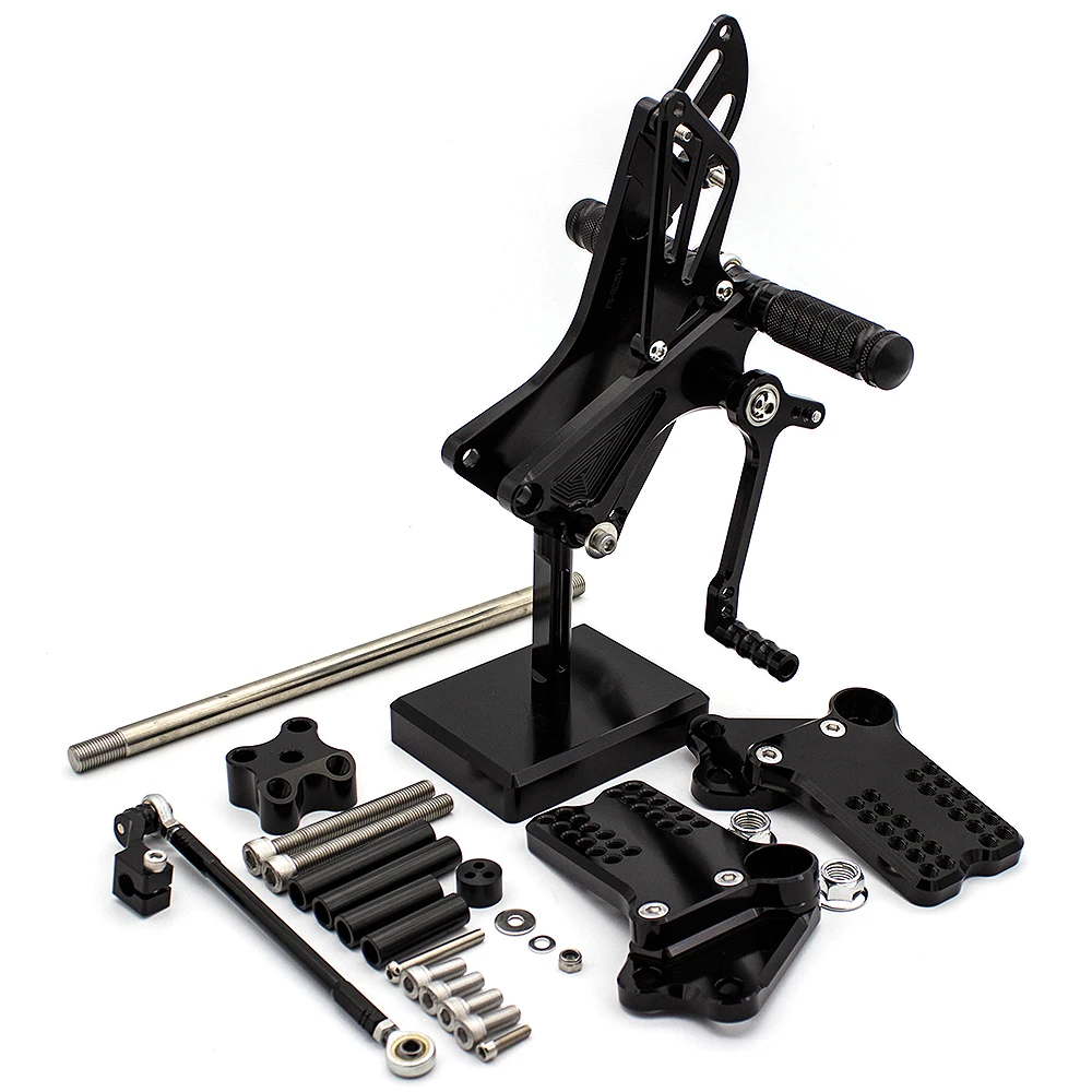 

For dk 125 200 390 RC250 RC390 2011-2017 Adjustable Aluminum Motorcycle Rearset Footrest Footpeg Rear Set Footrest New