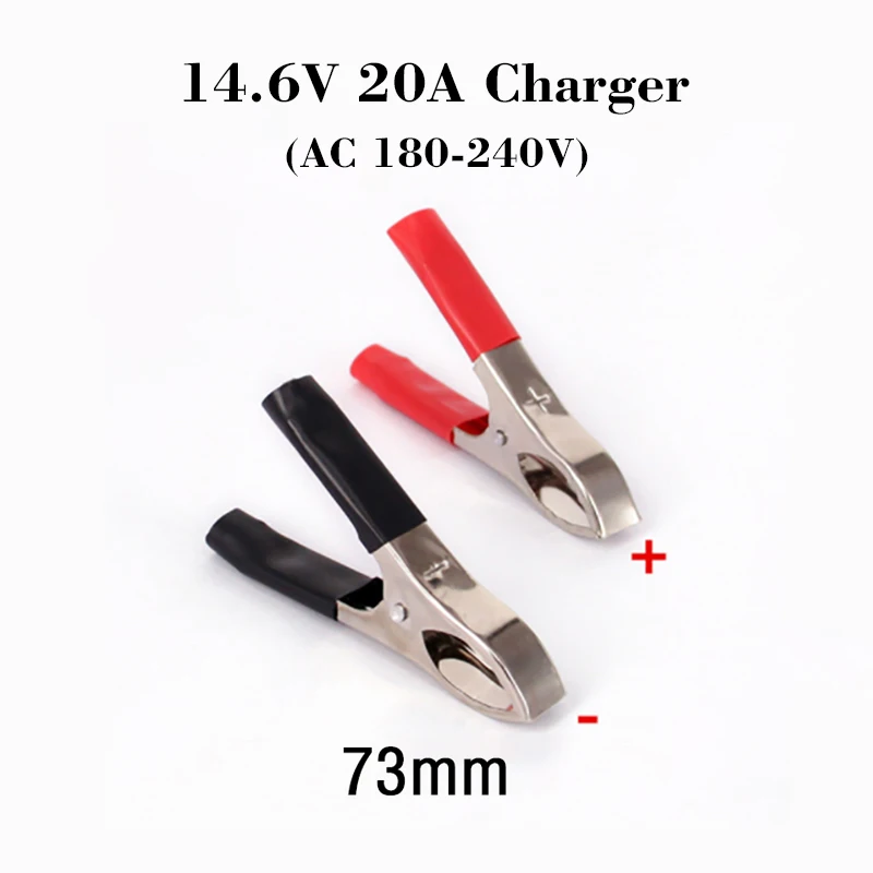 YIFASITE Caricatore LiFePO4 da 12V 20A Caricatore Litio da 14.6V con Indicatore di Connettore Anderson, per Batteria LiFePO4 Deep Cycle, Auto, Camion