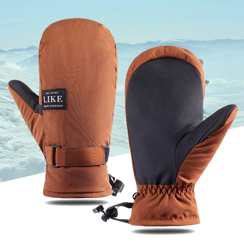 

Ski Gloves Winter Warm Men Women Outdoor Windproof Thickened Touch-Screen Running Cyclists Riding Snowboard Gloves Sport Mittens