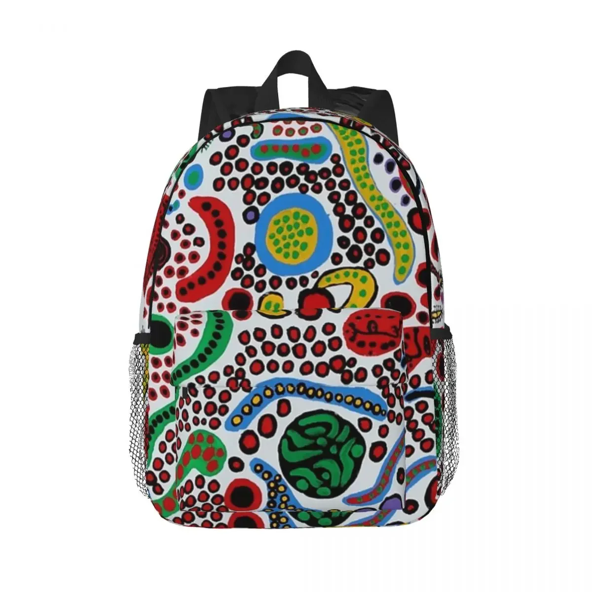 

Yayoi Kusama Endless Life Of People Backpacks Boys Girls Bookbag Fashion Students School Bags Laptop Rucksack Shoulder Bag