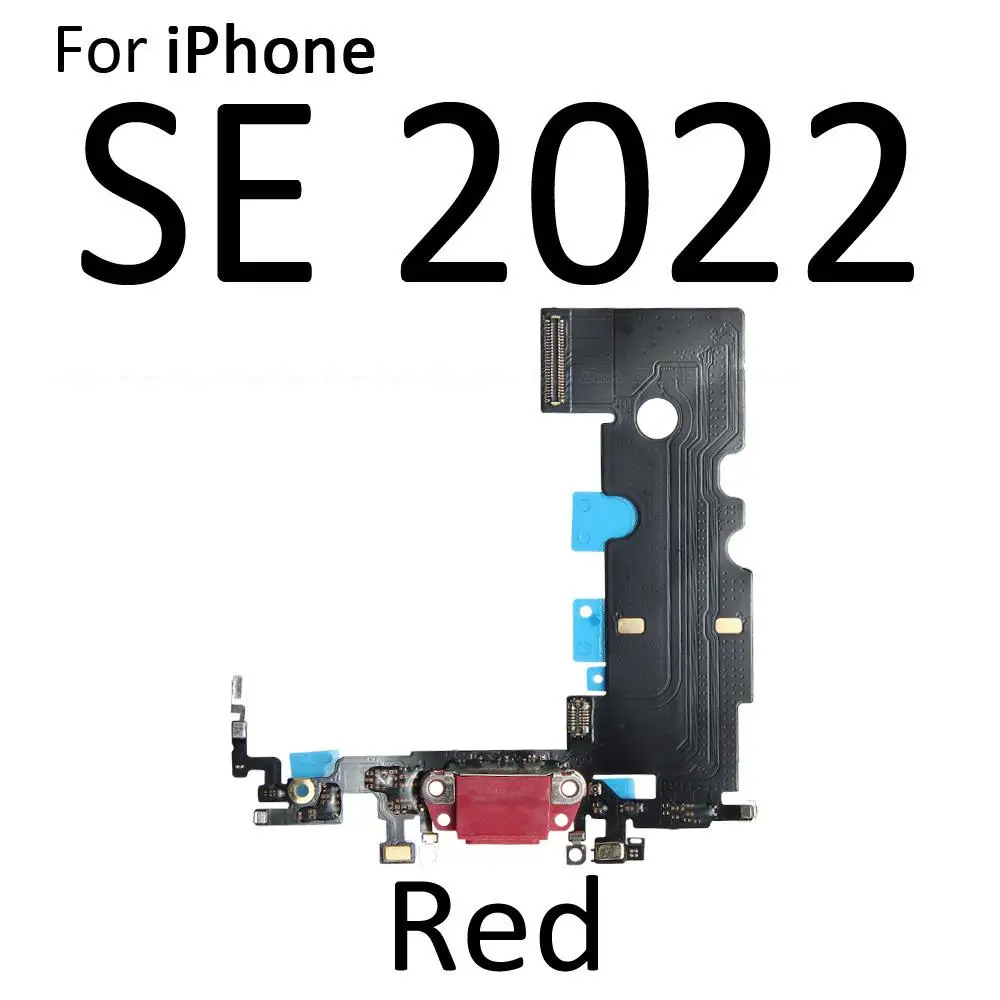 USB 충전기 플러그 충전 포트 독 커넥터 iPhone SE 2020 SE1 SE2 X XR XS Max용 플렉스 케이블(마이크 포함)