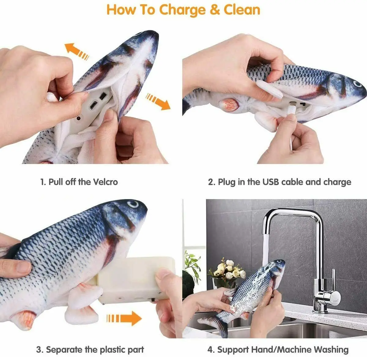 Fish-Shaped Cat Chew Toys3