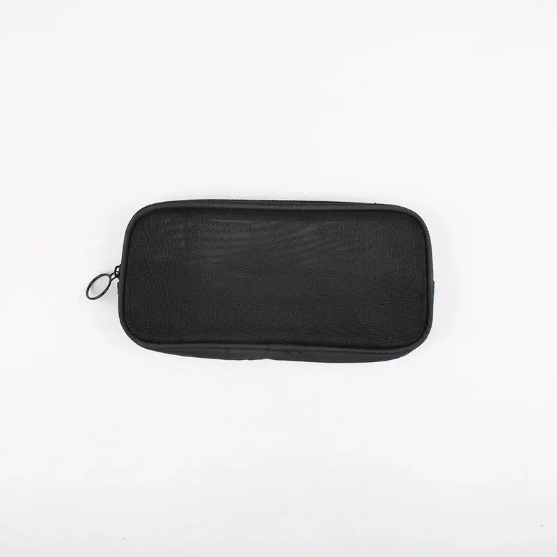New Mesh Transparent Cosmetic Bags Small Large Clear Black Makeup Bag Portable Travel Toiletry Organizer Lipstick Storage Pouch 4
