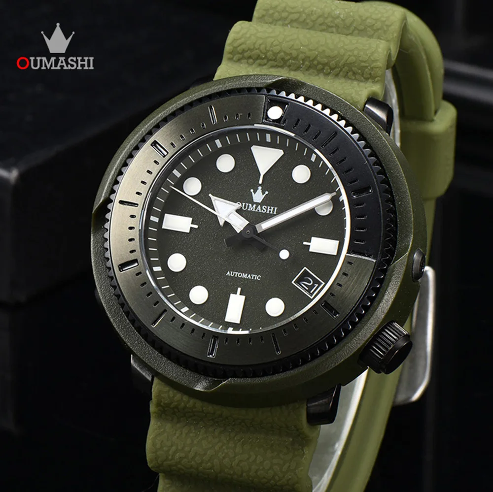 

OUMASHI men watch for men Luxury automatic watch NH35 Stainless Steel Waterproof Watch Top Brand Sapphire Wristwatch