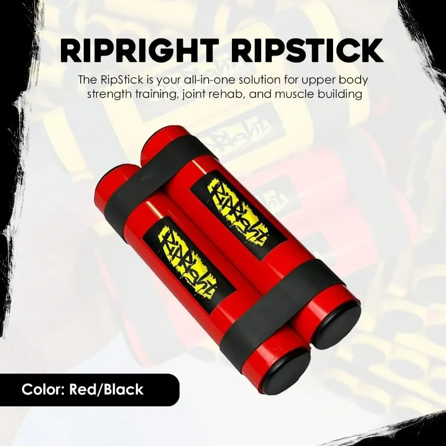 RipStick, Workout Equipment for Joint Rehab, Shoulder and Resistance Training, Muscle Building and Core Workout Equipment with 6