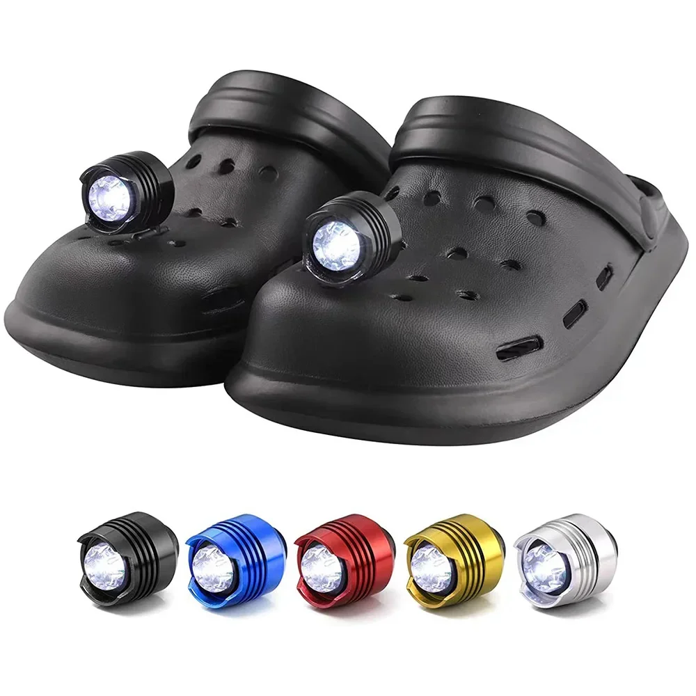 3 Modes Shoe Lights Headlights Croc Shoes Portable Spotlights for