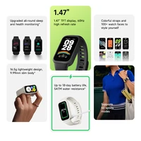 Xiaomi Mi Band 9 Active Global Version Smart Bracelet 9 Color 1.47" TFT Display 50+ Sport Modes Blood Oxygen Monitor Wristband 2