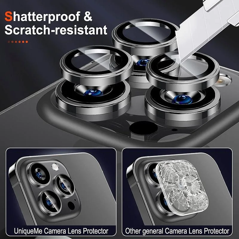 Premium Lens Ring Protector Glass Set for Enhanced Camera Protection