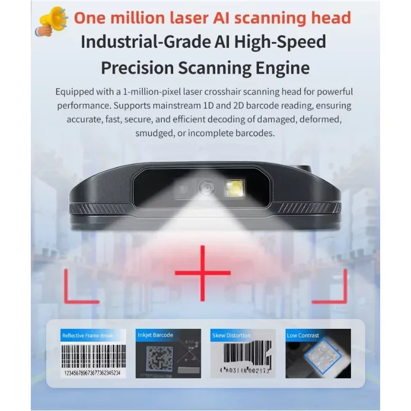 구글 PDA 8코어 6.0인치 터치스크린 안드로이드12 휴대용 단말기 1D/2D/QR 터미널 장치 5000mAh 배터리 WIFI 4G 지원 물류용