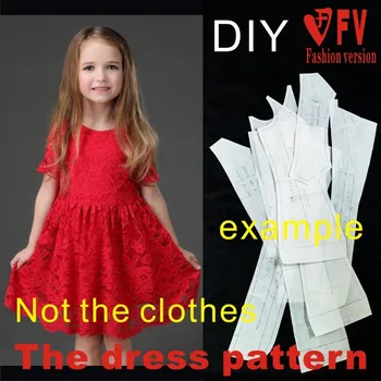 Lace Dress Paper Pattern 1