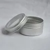 200pcs 80g Empty Aluminum Tin Jar With Clear Window Lid Round Nail Candle Spice Face Cream Cans Container Jewlery Storage Pot 2