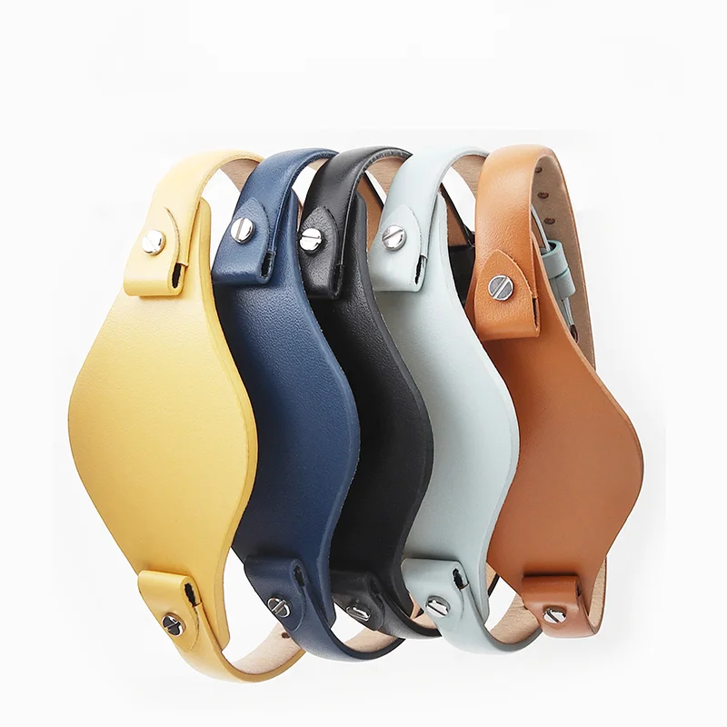 Women's Genuine Cowhide Leather 8mm Watchband - Waterproof & Breathable Strap