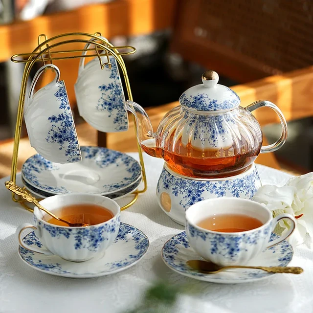 Glass Tea Cup & Saucer, Teacups, Teaware