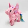 Kid 35cm Electric Walking Talking Sing Unicorn Alpaca Simulation Plush Toy Stuffed with Music Toy Girls Cute Plush Robot Gifts 1