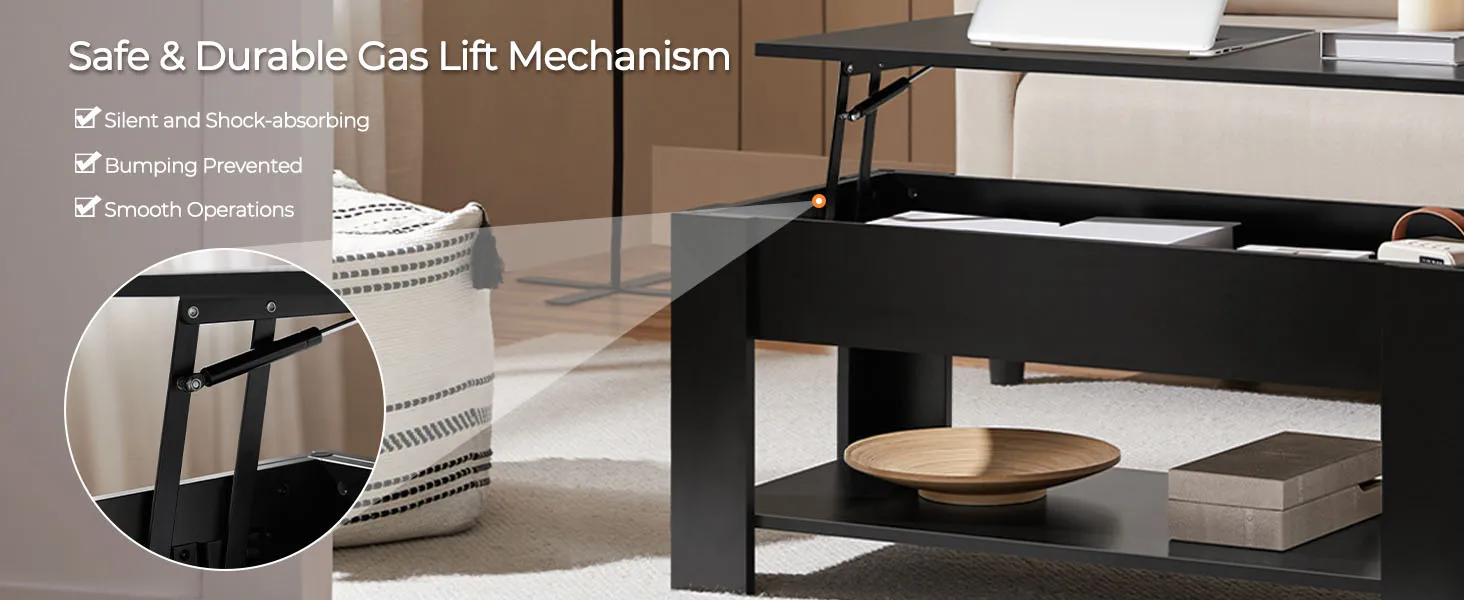 black coffee table