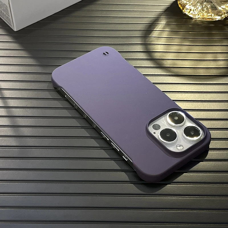 Sleek Ultra-Thin Frameless Cooling Hard Case - Luxury Slim Skin Cover