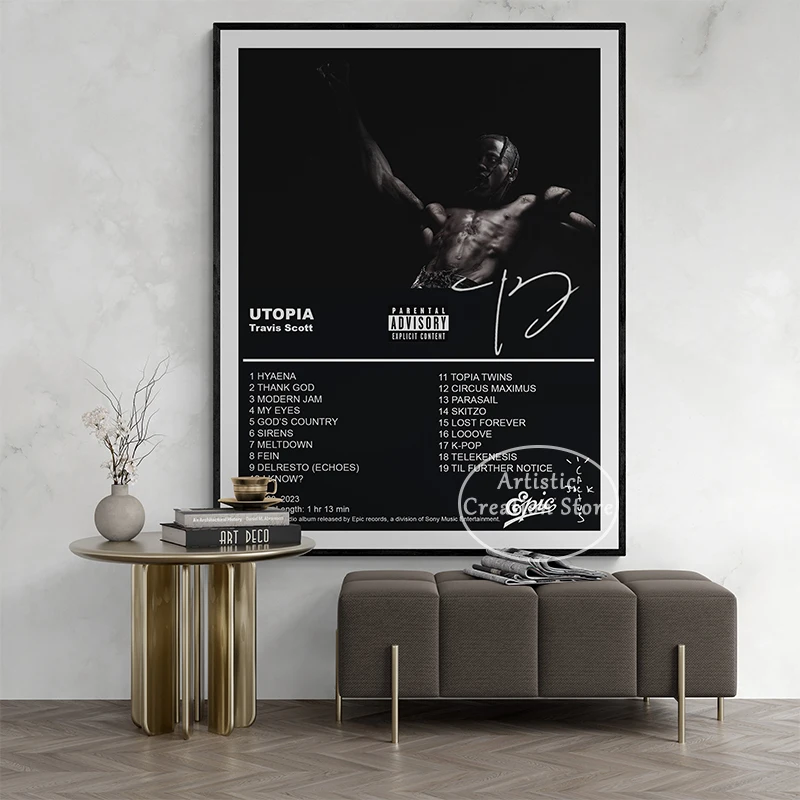 送料無料 Travis Scott utopia ZINE cover 1