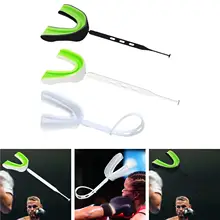  Football Mouth Guard Teeth Protector Sports Mouthpiece Gum Shield with Strap Mouthguard for Hockey Boxing Mma Adult Kids 