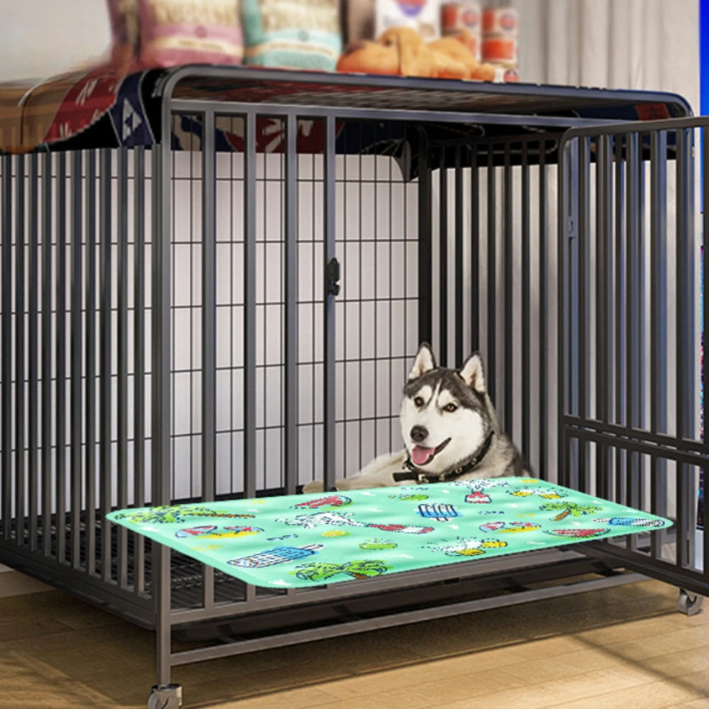 Ice Cooling Pet Mat For Dogs Cats Portable Washable Summer Cooling Blanket Reusable Non Toxic Self Cooling Non Slip_voghion.com
