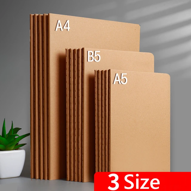 A5 / A6 Black Blank Notebook Notepad , DIY Blank Black Paper Sketchbook -  AliExpress