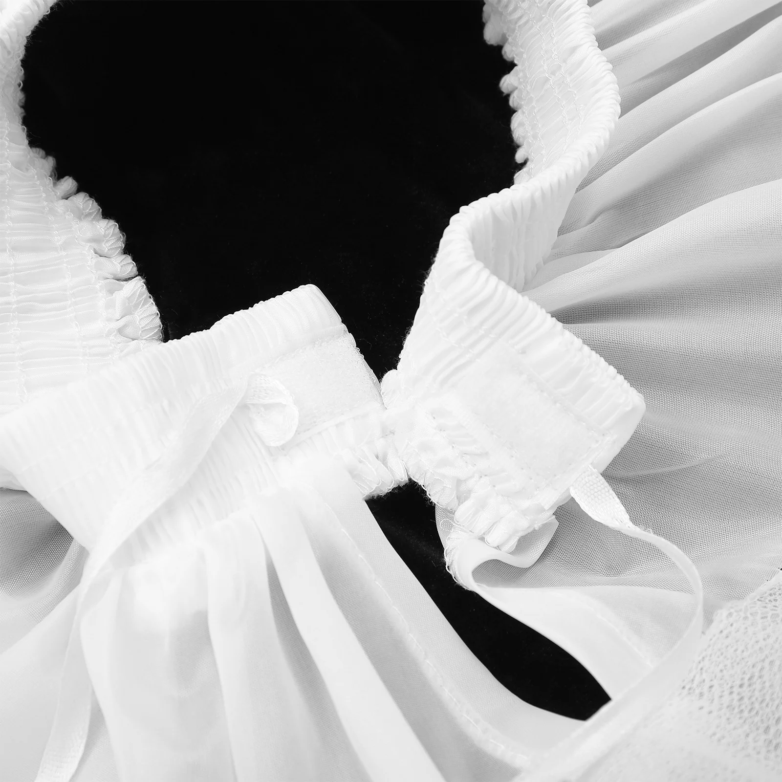 Children's Panniers Short Petticoat Tulle Skirt Vintage Crinoline Dress Polyester Taffeta Lace Underskirt Baby Girl Flower