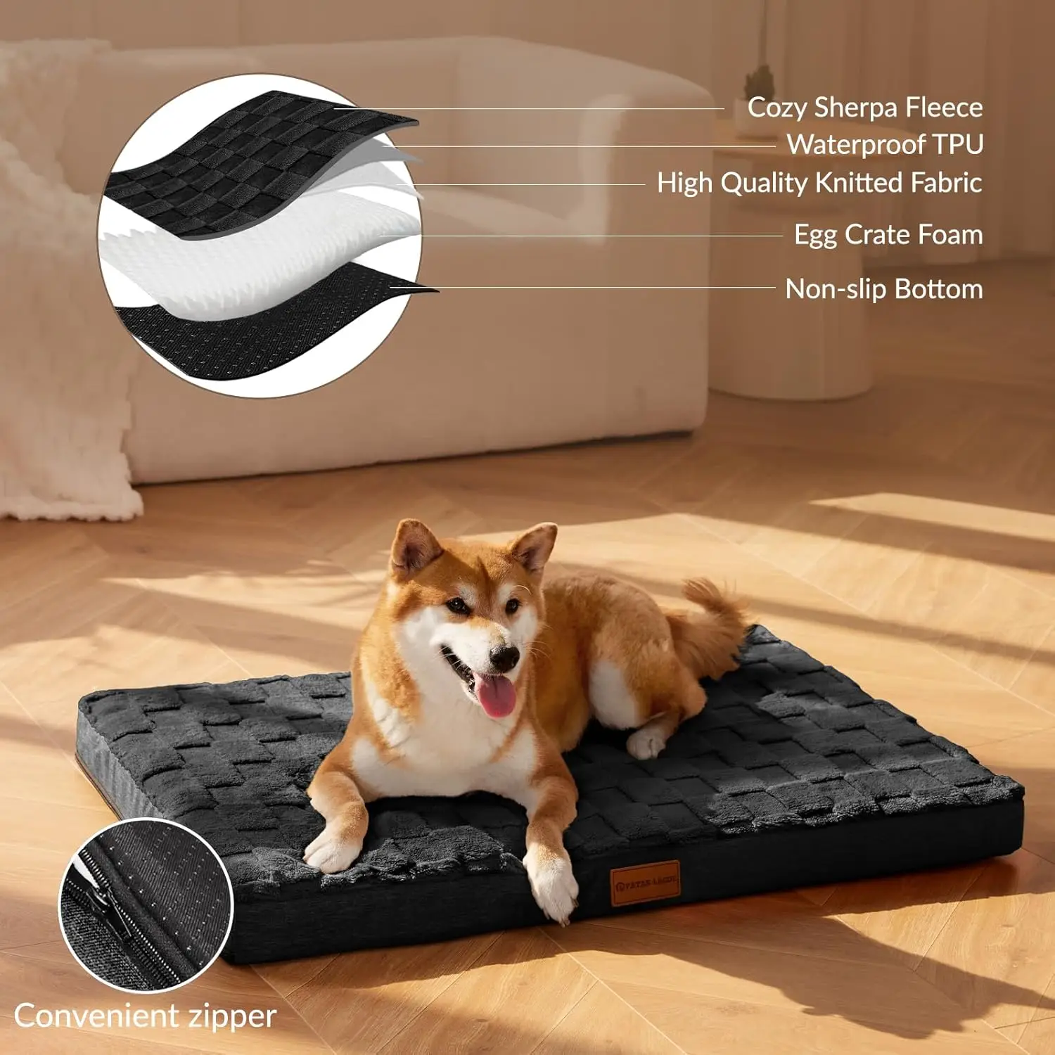 Orthopedic dog bed - image 3