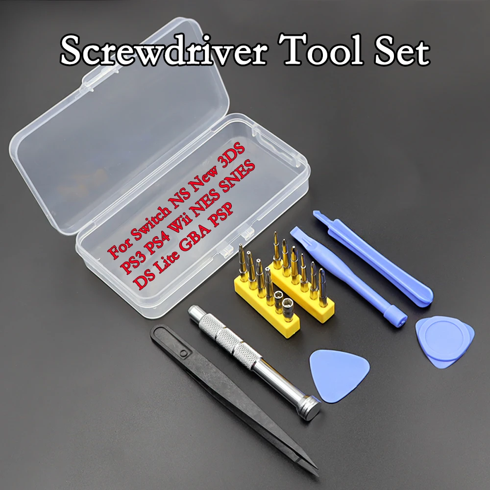 Game Console Repair Tool Kit Screwdriver Set For Switch NS New 3DS PS3 ...