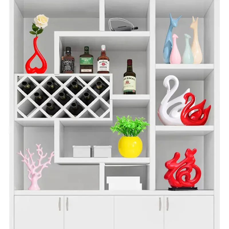 Creative Nordic Style Ceramic Figurines, Sculpture Crafts, Cabinet, Store, Bar, Home Decoration, Living Room