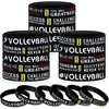 Ball Sports Theme Rubber Wristband Football Basketball Rugby Baseball Softball Volleyball Hockey Silicone Bracelet Party Suppli 6