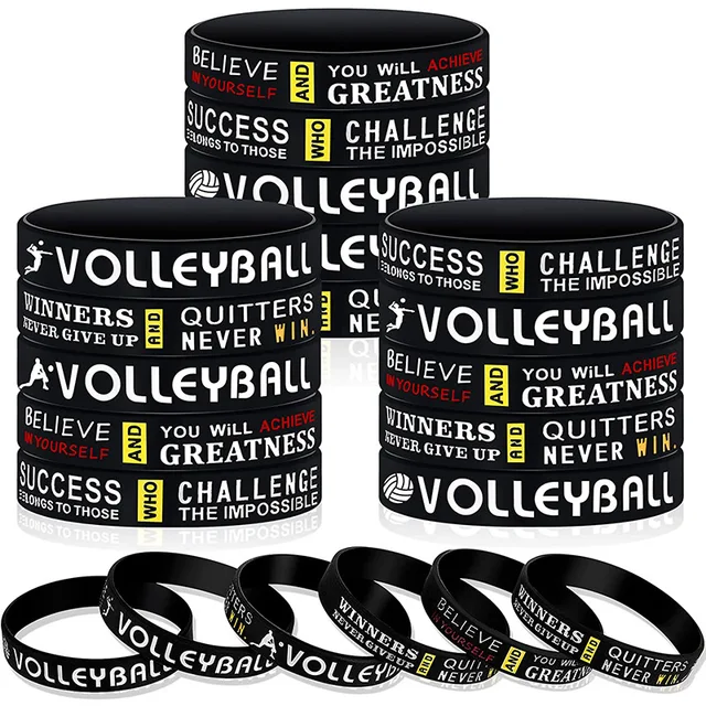 Ball Sports Theme Rubber Wristband Football Basketball Rugby Baseball Softball Volleyball Hockey Silicone Bracelet Party Suppli 6