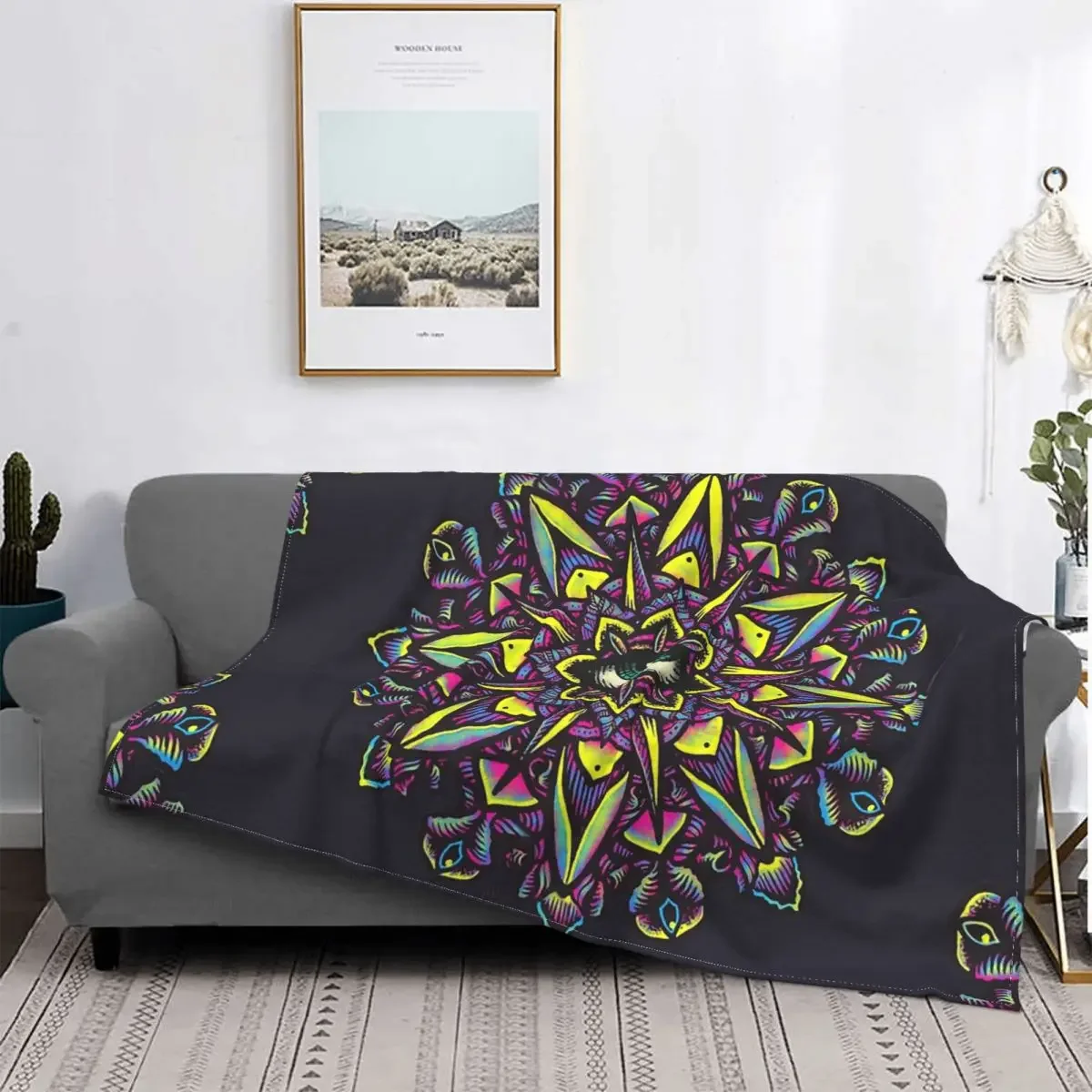

Culture Blankets Coral Fleece Plush Decoration Bedroom Bedding Couch Bedspread