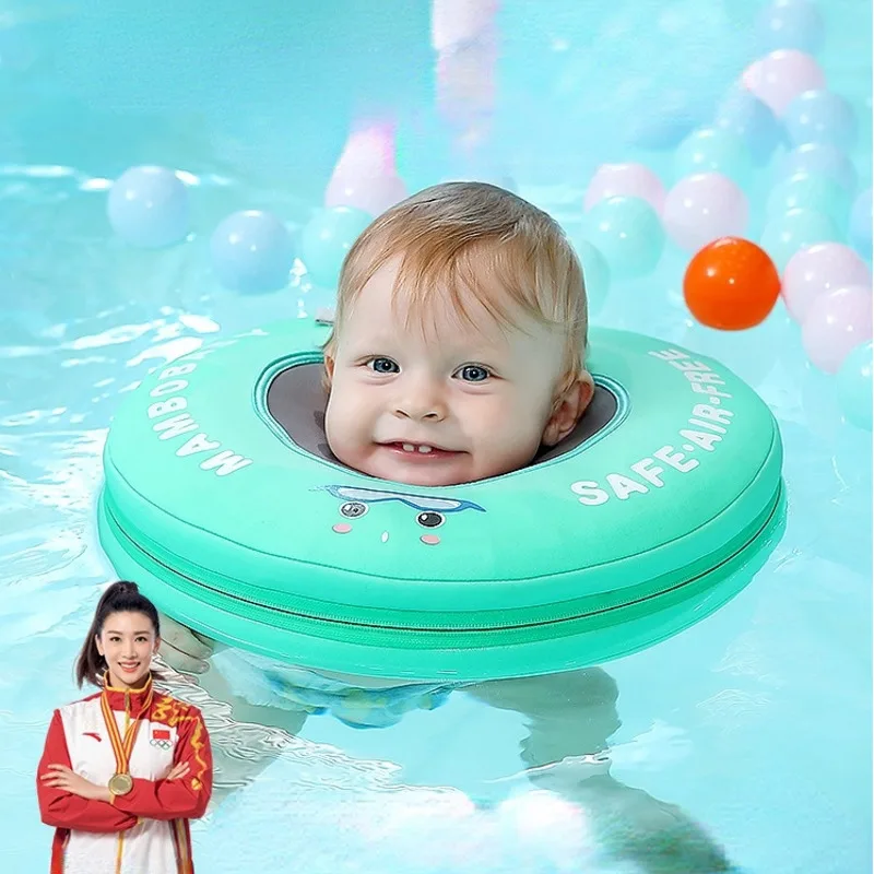 Non inflatable Infant Swimming Ring Neck Ring 0 12 Month Baby Swimming