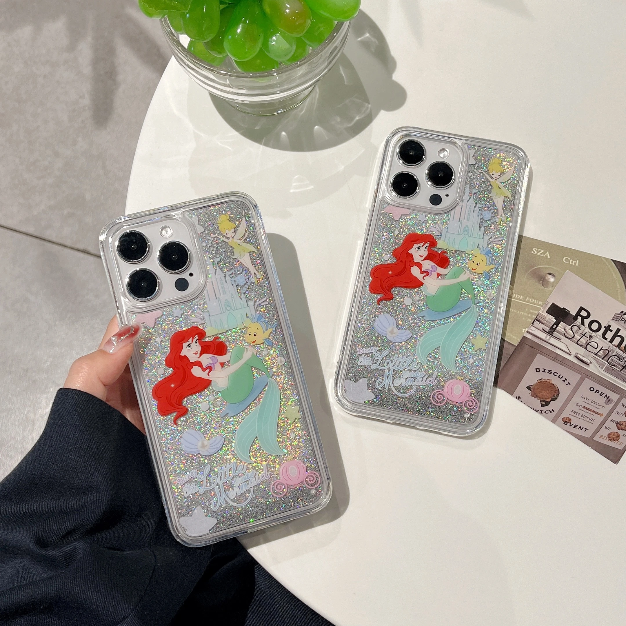 Cartoon Disney The Little Mermaid Ariel Phone Cases For iPhone 14 13 12