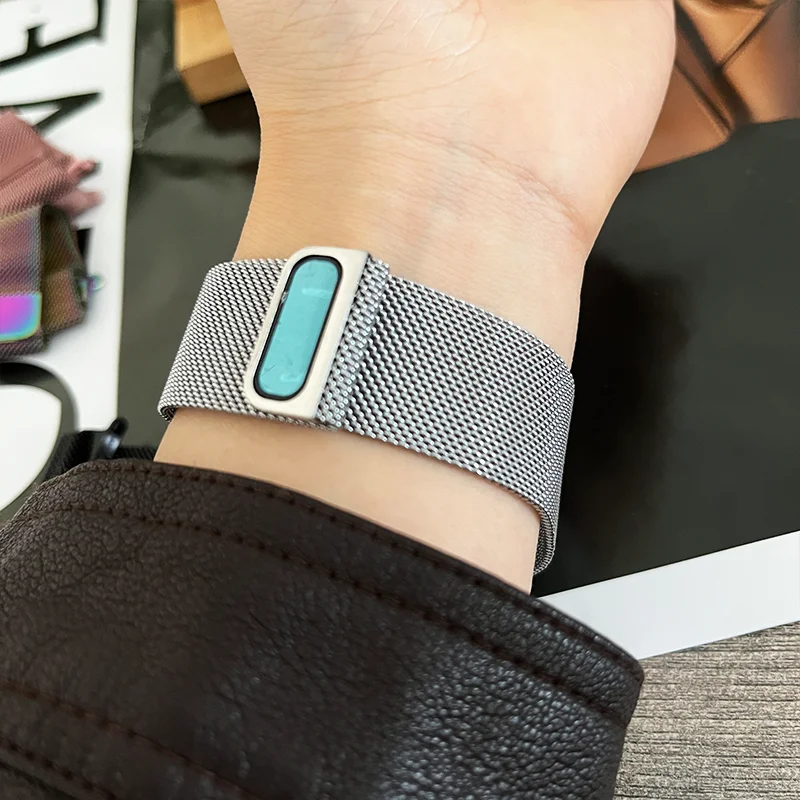 Elegant Stainless Steel Milanese Strap - Metal Magnetic Bracelet