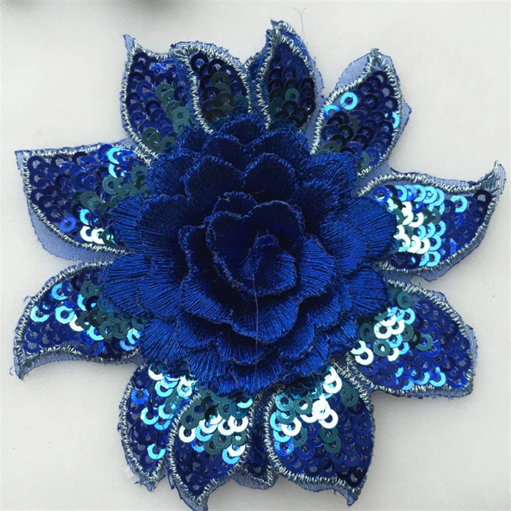 Applique In Pizzo Ricamato Vintage A Forma Di Fiore – Toppe In Organza Per Abiti E Fai Da Te