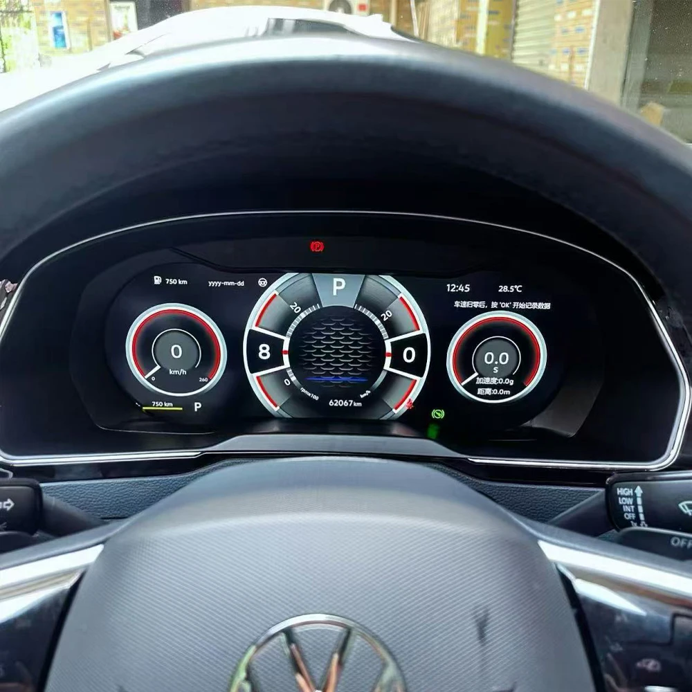 12.3'' Digital Virtual Instrument Cluster LCD Speedometer for VW Golf 6 7 Passat CC etc,instrument cluster display,lcd display,car gauge meter