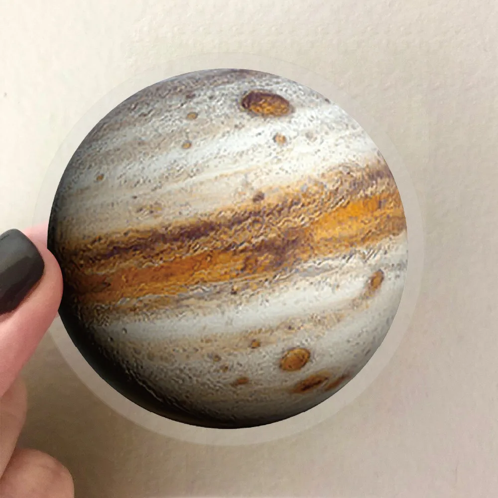 50PCS Cartoon Space Planets Graffiti Aufkleber für Fahrrad Hand Konto Federmäppchen Aufkleber – Detail 4