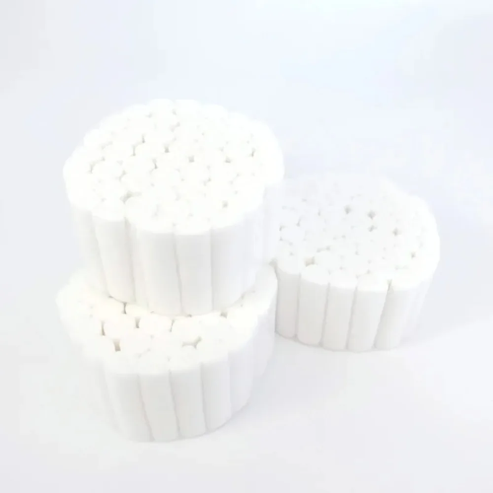 50pcs Dental Cotton Roll High Purity Medical Cotton Rolls Disposable Dentist Materials Supplies Dentistry Consumables