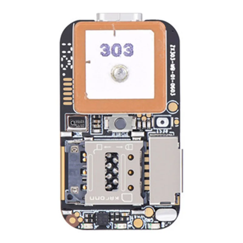 슈퍼 미니 사이즈 GPS 추적기 GSM AGPS 와이파이 LBS 로케이터, 무료 웹 앱 추적 음성 녹음기, ZX303 PCBA 내부 87HE 