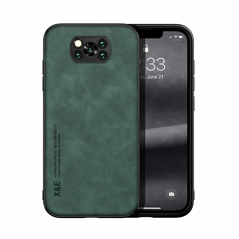 Magnetic Sheepskin Luxury Leather Phone Case Cover