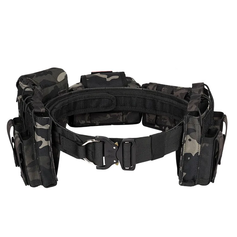 

New Pattern MOLLE Tactical Belt Nylon Multifunctional Combination Patrol Belt Outdoor CS Equipment Tactical Waistband Waist Seal