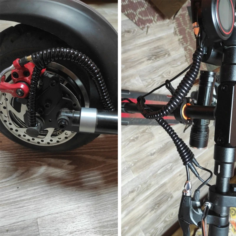 1/2Pcs Fahrrad Kabelbaum Wicklung Rohr Elektrische Fahrzeug Brems Draht Organizer Schutzhülle TPU Mantel Linie Kabel spirale Wrap – Detail 12