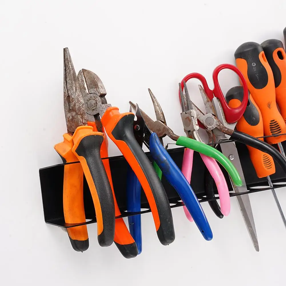 Screwdriver Organizer Tool Wall-mounted 14-hole Hardware Tool Storage For Hex Cross Screw Driver RC Tools Storage Base Stand
