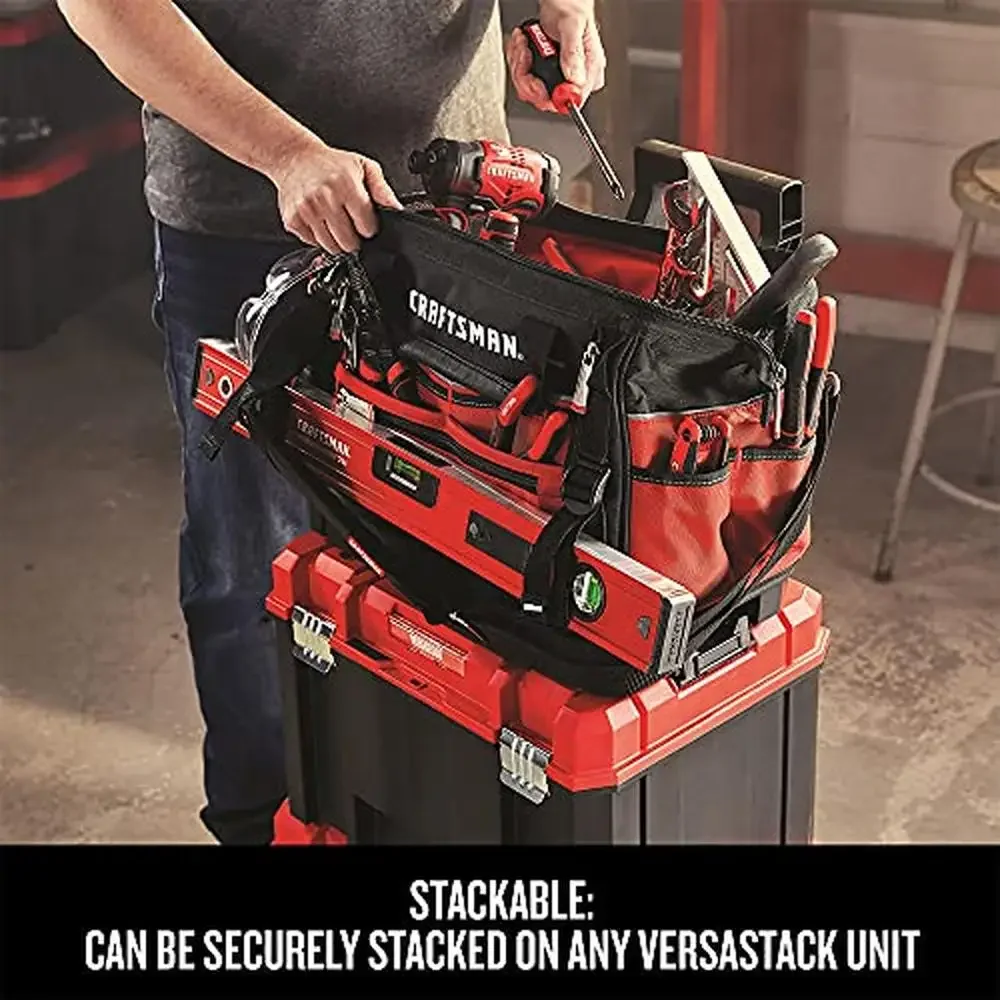 31-Pocket Heavy Duty Tool Bag Organizer with Dual Zippers Waterproof and Easy Access 5