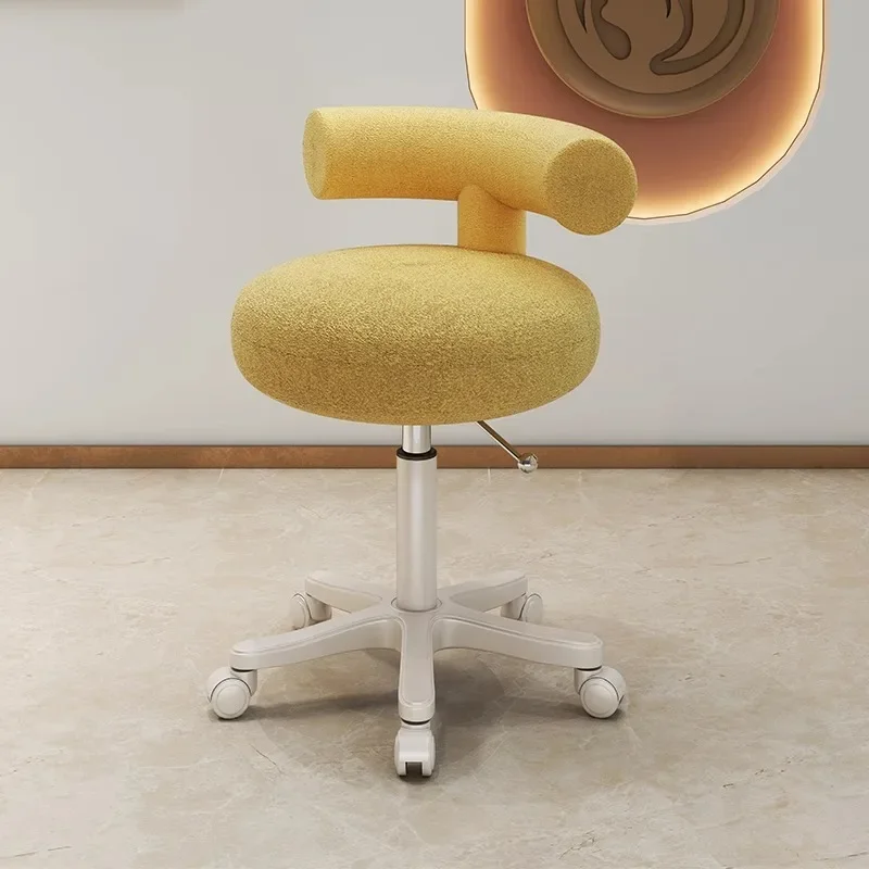 Hydraulic Esthetician Vintage Barber Chair Aesthetic Spinning Work Swivel Bar Stools Pedicure Makeup Taburete Counter Furniture
