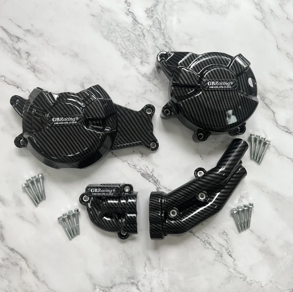 For Suitable YAMAHA MT-07 XSR700 2014- / FZ-07 TRACER 2014- / TENERE700-EngineProtectiveCover carbon-look
