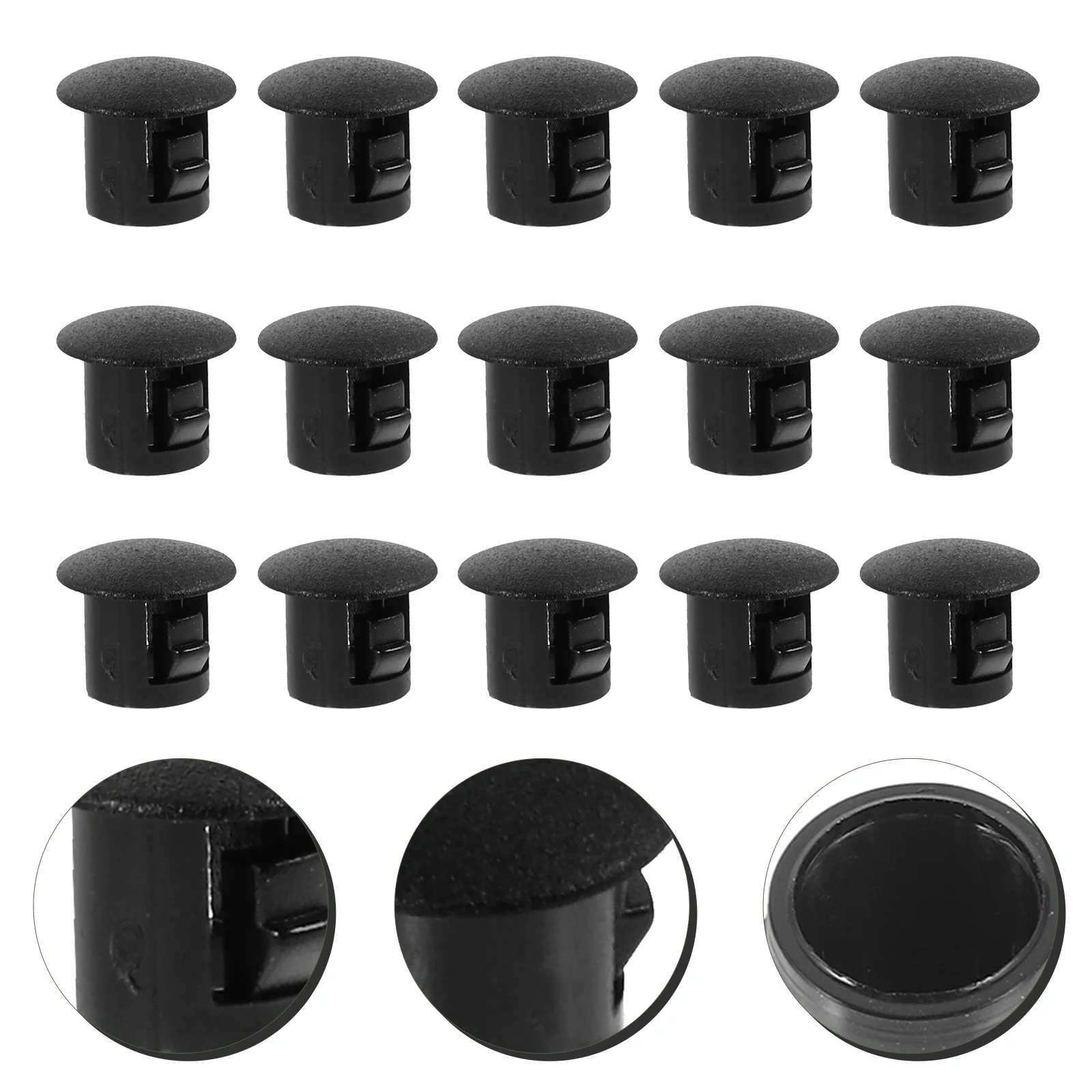 

50pcs Furniture Hole Plug Drill Hole Cap 5mm Opening Button Screw Hole Plug