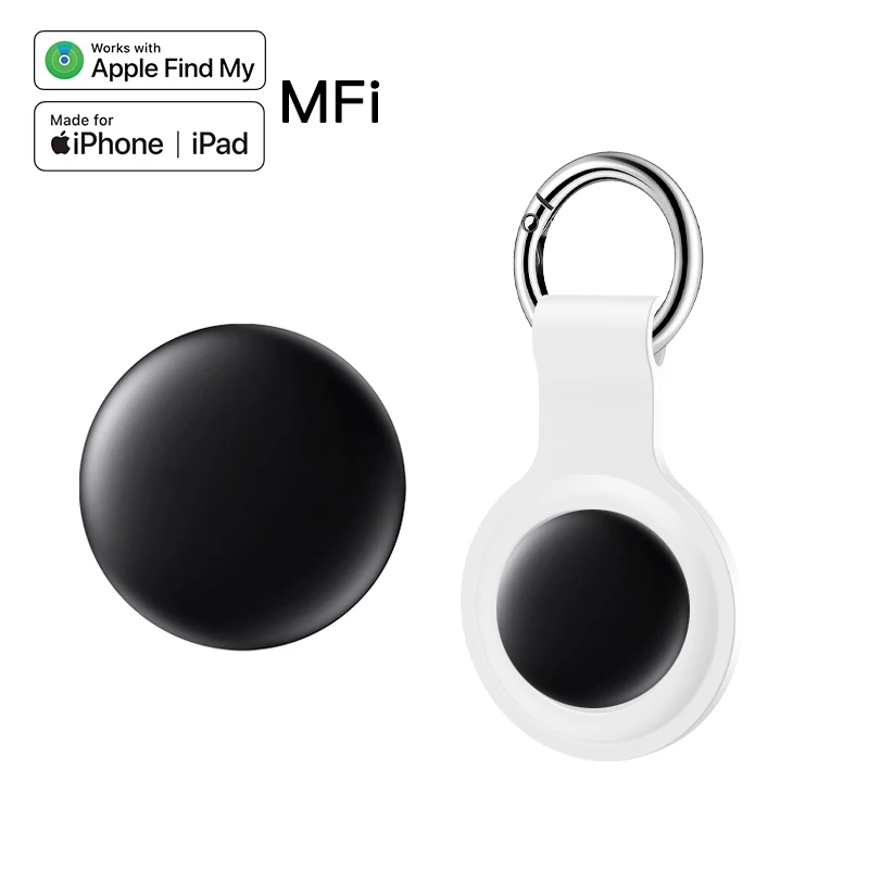 Smart Tracker Security Via Apple Find My Key Bluetooth GPS for Earbud Luggage MFi Finder IOS Smart Tag