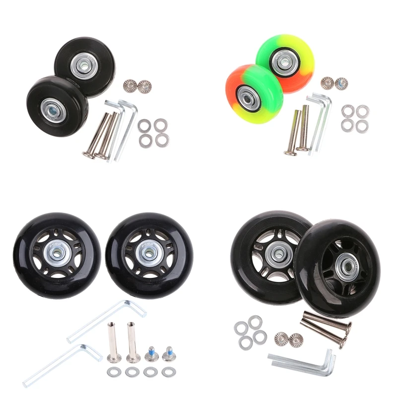 

Suitcase Replacement 360 Spinner Luggage Travel Wheel Kits Rubber Swivel Trolley Casters Bearings Repair Tool Set